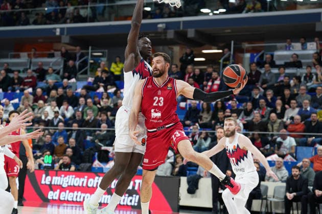 EA7 Emporio Armani Milano vs. Kosner Baskonia Vitoria-Gasteiz, pictured is Marko Guduric (EA7 Emporio Armani Milano)  Copyright: xSimonexLucarellix xipa-agency.netx xSimonexLucarellix IPA_Agency_IPA70929749
