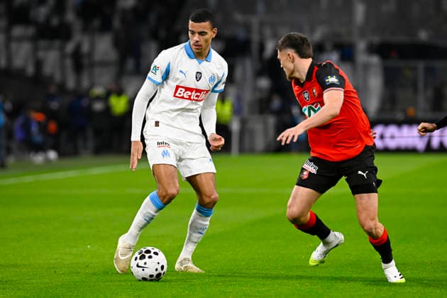 FOOTBALL : Olympique de Marseille VS Stade Rennais FC - Coupe de France - 03 02 2026 Mason Greenwood (OM) - Coupe de France match between Olympique de Marseille and Stade Rennais FC on February 3, 2026 at the Orange Velodrome Stadium in Marseille. MarseilleFrance  Copyright: xWilliamxCannarellax