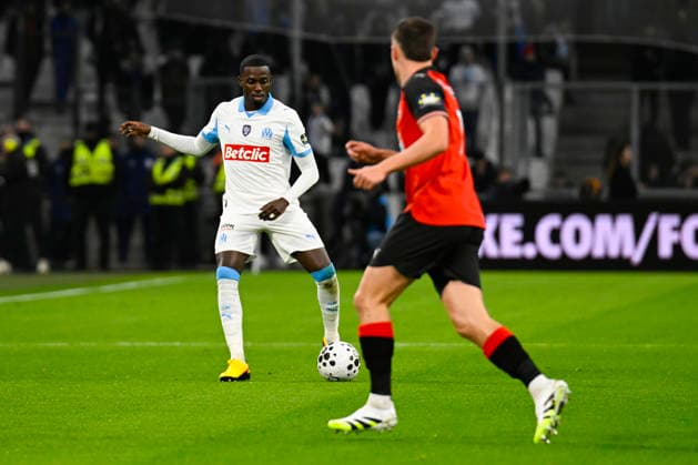 FOOTBALL : Olympique de Marseille VS Stade Rennais FC - Coupe de France - 03 02 2026 Timothy Weah (OM) - Coupe de France match between Olympique de Marseille and Stade Rennais FC on February 3, 2026 at the Orange Velodrome Stadium in Marseille. MarseilleFrance  Copyright: xWilliamxCannarellax