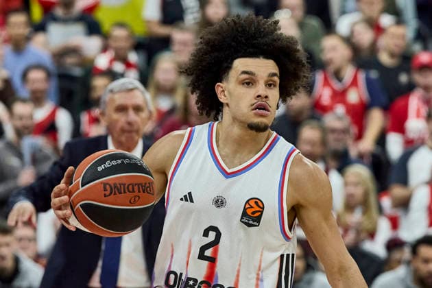 Turkish Airlines EuroLeague Basketball, FC Bayern Munich Basketball vs Paris Basketball, Munich FC Bayern Basketball, Munich FC Bayern Basketball, Paris Basketball, 2026 02 03 in Munich SAP Garden HIFI Nadir Paris Basketball Guard Nr2 PBB2 sportworld Munich SAP Garden Bayern Germany