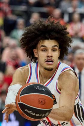 Turkish Airlines EuroLeague Basketball, FC Bayern Munich Basketball vs Paris Basketball, Munich FC Bayern Basketball, Munich FC Bayern Basketball, Paris Basketball, 2026 02 03 in Munich SAP Garden HIFI Nadir Paris Basketball Guard Nr2 PBB2 sportworld Munich SAP Garden Bayern Germany