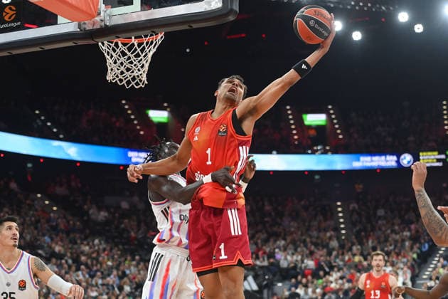 Oscar DA SILVA FCB , Action Basketball Euro League,Season 2025 2026, FC Bayern Muenchen Paris Basketball on 03 02 2026 , S A P G A R D EN