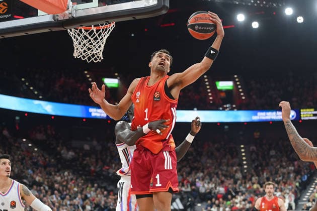 Oscar DA SILVA FCB , Action Basketball Euro League,Season 2025 2026, FC Bayern Muenchen Paris Basketball on 03 02 2026 , S A P G A R D EN