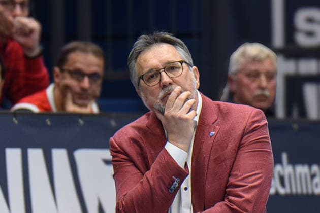Silvano Poropat MBC, Head Coach, interim , Syntainics MBC vs Hefte Helfen Bulls Kapfenberg, European North Basketball League 2025 26, Germany, Austria, 03 02 2026 Foto Schulz Weissenfels Stadthalle Sachsen Anhalt Germany