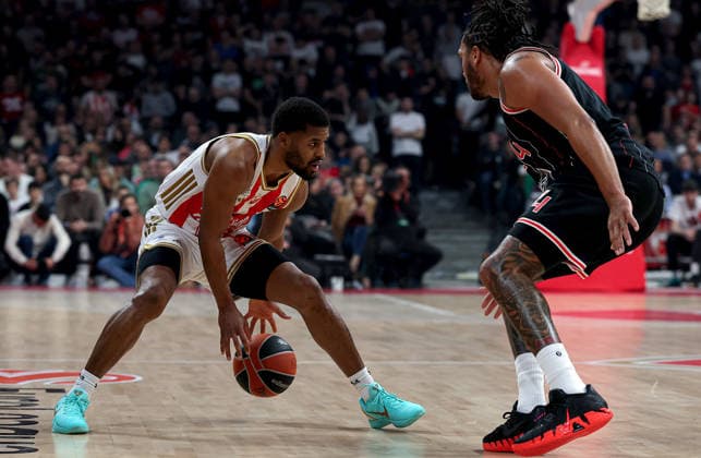 Crvena Zvezda v Hapoel, Euroleague basketball, season 2025 2026, round 26 Belgrade, Serbia. 3rd Feb, 2026. Crvena Zvezda s Jared Butler during Euroleague basketball match between Crvena Zvezda (Red Star) and Hapoel Tel Aviv on January 3. 2026. in Belgrade, Serbia. Belgrade Serbia Copyright: xPedjaxMilosavljevic STARSPORTx