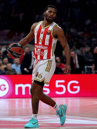 Crvena Zvezda v Hapoel, Euroleague basketball, season 2025 2026, round 26 Belgrade, Serbia. 3rd Feb, 2026. Crvena Zvezda s Jared Butler during Euroleague basketball match between Crvena Zvezda (Red Star) and Hapoel Tel Aviv on January 3. 2026. in Belgrade, Serbia. Belgrade Serbia Copyright: xPedjaxMilosavljevic STARSPORTx