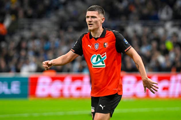 FOOTBALL : Olympique de Marseille VS Stade Rennais FC - Coupe de France - 03 02 2026 Quentin Merlin (SRFC) - Coupe de France match between Olympique de Marseille and Stade Rennais FC on February 3, 2026 at the Orange Velodrome Stadium in Marseille. MarseilleFrance  Copyright: xWilliamxCannarellax