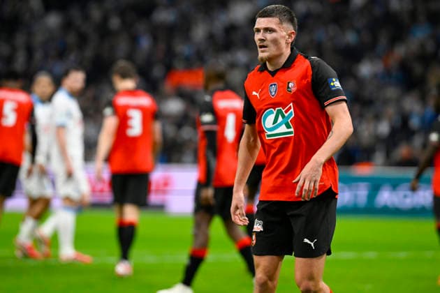 FOOTBALL : Olympique de Marseille VS Stade Rennais FC - Coupe de France - 03 02 2026 Quentin Merlin (SRFC) - Coupe de France match between Olympique de Marseille and Stade Rennais FC on February 3, 2026 at the Orange Velodrome Stadium in Marseille. MarseilleFrance  Copyright: xWilliamxCannarellax