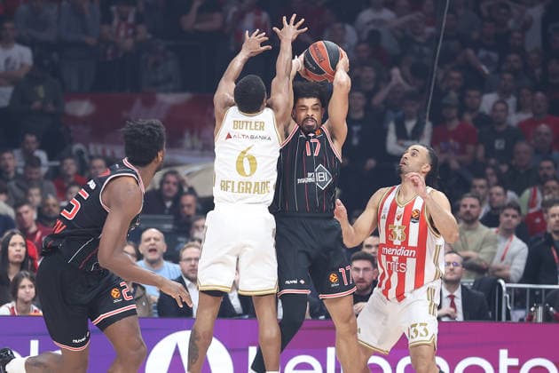 CRVENA ZVEZDA vs HAPOEL TEL AVIV COLLIN MALCOM, basketball player of Hapoel, during the Euroleague match against Crvena zvezda, at Belgrade Arena. Belgrade, 03.02.2026. photo: Ivica Veselinov MN PRESS BASKETBALL, EUROLEAGUE, CRVENA ZVEZDA, HAPOEL TEL AVIV Belgrade Belgrade Arena Serbia Copyright: xIvicaxVeselinovx xMNxPressx