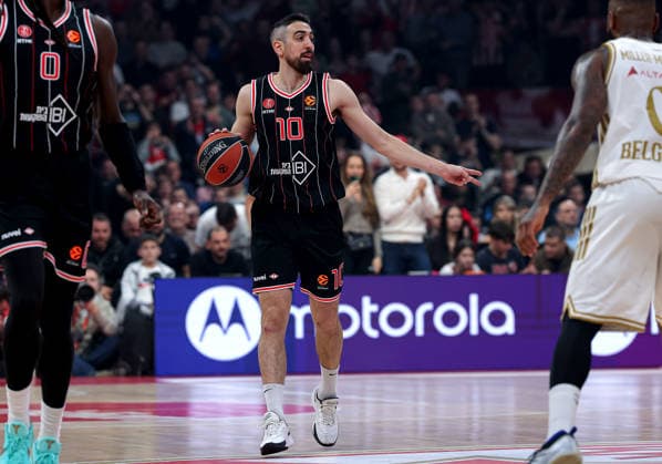 Crvena Zvezda v Hapoel, Euroleague basketball, season 2025 2026, round 26 Belgrade, Serbia. 3rd Feb, 2026. Hapoel s Bar Timor during Euroleague basketball match between Crvena Zvezda (Red Star) and Hapoel Tel Aviv on January 3. 2026. in Belgrade, Serbia. Belgrade Serbia Copyright: xPedjaxMilosavljevic STARSPORTx