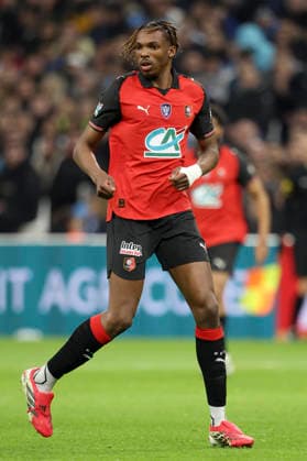 Olympique de Marseille v Stade Rennais - French Cup 2025 2026 Jeremy Jacquet of Stade Rennais in action during French Cup match between Olympique de Marseille and Stade Rennais at Orange Velodrome on February 3, 2026 in Marseille, France. WARNING! This Photograph May Only Be Used For Newspaper And Or Magazine Editorial Purposes. May Not Be Used For Publications Involving 1 player, 1 Club Or 1 Competition Without Written Authorisation From Football DataCo Ltd. For Any Queries, Please Contact Football DataCo Ltd on +44 (0) 207 864 9121 Marseille Orange Velodrome France France Copyright: xAllstarxPicturexLibraryxLtdx