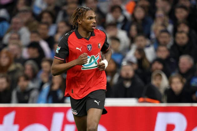 Olympique de Marseille v Stade Rennais - French Cup 2025 2026 Jeremy Jacquet of Stade Rennais running during French Cup match between Olympique de Marseille and Stade Rennais at Orange Velodrome on February 3, 2026 in Marseille, France. WARNING! This Photograph May Only Be Used For Newspaper And Or Magazine Editorial Purposes. May Not Be Used For Publications Involving 1 player, 1 Club Or 1 Competition Without Written Authorisation From Football DataCo Ltd. For Any Queries, Please Contact Football DataCo Ltd on +44 (0) 207 864 9121 Marseille Orange Velodrome France France Copyright: xAllstarxPicturexLibraryxLtdx
