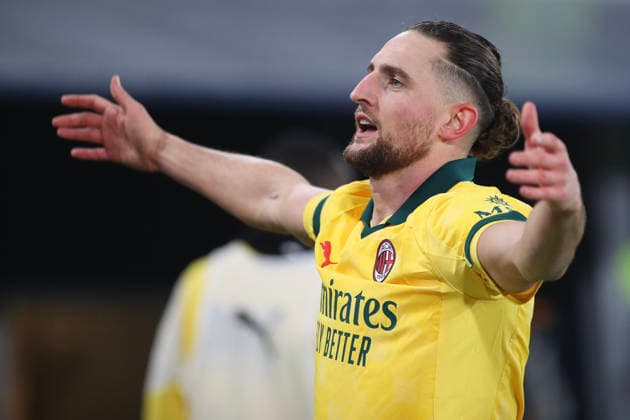Adrien Rabiot of AC Milan celebrates the goal of 0-3 scored during the serie A match between Bologna FC and AC Milan at Renato dall™Ara stadium in Bologna (Italy), February 3, 2026. massimilianoxcarnabuci