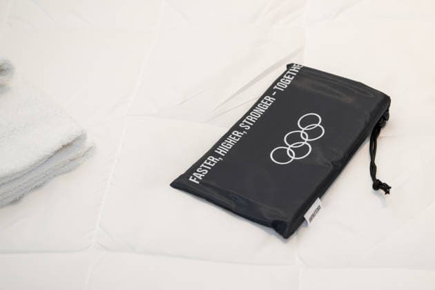 260203 A bag on a bed in an athletes room in Cortina Olympic Village during day -3 of the 2026 Winter Olympics on February 3, 2026 in Cortina. Photo: Mathias Bergeld BILDBYRAN kod MB MB1294 Olympic Games, Olympische Spiele, Olympia, OS olympics winter olympics os ol olympiska spel vinter-os olympiske leker milano cortina 2026 milan cortina 2026 milano cortina 2026 olympic games milano cortina 2026 winter olympic games milano cortina-os milano cortina-ol vinter-ol -3 bbeng os-byn Olympic village genre *** 260203 A bag on a bed in an athletes room in Cortina Olympic Village during day 3 of the 2026 Winter Olympics on February 3, 2026 in Cortina Photo Mathias Bergeld BILDBYRAN code MB MB1294 olympic games olympics winter olympics os ol olympiska spel vinter os olympiske leker milano cortina 2026 milan cortina 2026 milano cortina 2026 olympic games milano cortina 2026 winter olympic games milano cortina os milano cortina ol winter ol 3 bbeng os byn Olympic village genre  Copyright: MATHIASxBERGELD BB260203MB125