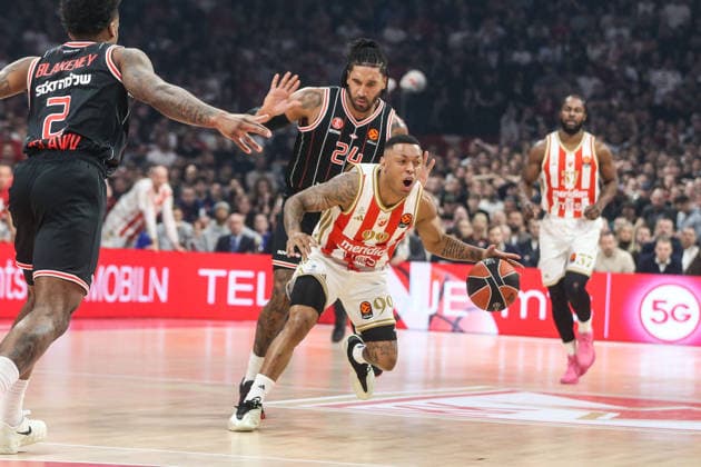Crvena Zvezda v Hapoel Tel Aviv - EuroLeague BELGRADE, SERBIA - FEBRUARY 3: Yago of Crvena Zvezda in action during the EuroLeague Regular Season match between Crvena Zvezda and Hapoel Tel Aviv at Belgrade Arena in Belgrade, Serbia on February 3, 2026. Filip Stevanovic Anadolu Belgrade Serbia. Editorial use only. Please get in touch for any other usage.  Copyright: x2026xAnadoluxFilipxStevanovicx