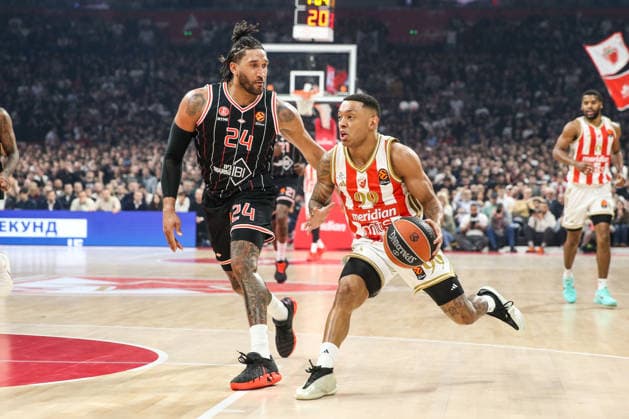 Crvena Zvezda v Hapoel Tel Aviv - EuroLeague BELGRADE, SERBIA - FEBRUARY 3: Yago of Crvena Zvezda in action during the EuroLeague Regular Season match between Crvena Zvezda and Hapoel Tel Aviv at Belgrade Arena in Belgrade, Serbia on February 3, 2026. Filip Stevanovic Anadolu Belgrade Serbia. Editorial use only. Please get in touch for any other usage.  Copyright: x2026xAnadoluxFilipxStevanovicx