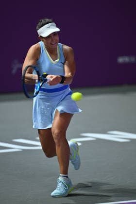 Transylvania Open 2026 - WTA, Tennis Damen 250 Tournament - Day 4 - Jaqueline Cristian v Lucrezia Stefanini Lucrezia Stefanini of Italy competes in the first round of the Transylvania Open 2026 double game, a WTA250 Tournament, against Jaqueline Cristian of Romania at BT Arena in Cluj-Napoca, Romania, on February 3, 2026. Cluj Napoca Romania  Copyright: xAlexxNicodimx originalFilename:nicodim-transylv260203_npkPv.jpg