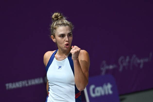 Transylvania Open 2026 - WTA, Tennis Damen 250 Tournament - Day 4 - Jaqueline Cristian v Lucrezia Stefanini Jaqueline Cristian of Romania competes in the first round of the Transylvania Open 2026 doubles game, a WTA250 Tournament, against Lucrezia Stefanini of Italy at BT Arena in Cluj-Napoca, Romania, on February 3, 2026. Cluj Napoca Romania  Copyright: xAlexxNicodimx originalFilename:nicodim-transylv260203_npSg9.jpg
