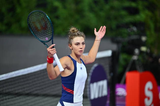 Transylvania Open 2026 - WTA, Tennis Damen 250 Tournament - Day 4 - Jaqueline Cristian v Lucrezia Stefanini Jaqueline Cristian of Romania competes in the first round of the Transylvania Open 2026 doubles game, a WTA250 Tournament, against Lucrezia Stefanini of Italy at BT Arena in Cluj-Napoca, Romania, on February 3, 2026. Cluj Napoca Romania  Copyright: xAlexxNicodimx originalFilename:nicodim-transylv260203_npDEt.jpg