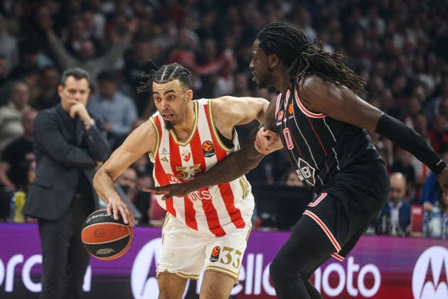 Crvena Zvezda v Hapoel Tel Aviv - EuroLeague BELGRADE, SERBIA - FEBRUARY 3: Nwora of Crvena Zvezda in action during the EuroLeague Regular Season match between Crvena Zvezda and Hapoel Tel Aviv at Belgrade Arena in Belgrade, Serbia on February 3, 2026. Filip Stevanovic Anadolu Belgrade Serbia. Editorial use only. Please get in touch for any other usage.  Copyright: x2026xAnadoluxFilipxStevanovicx