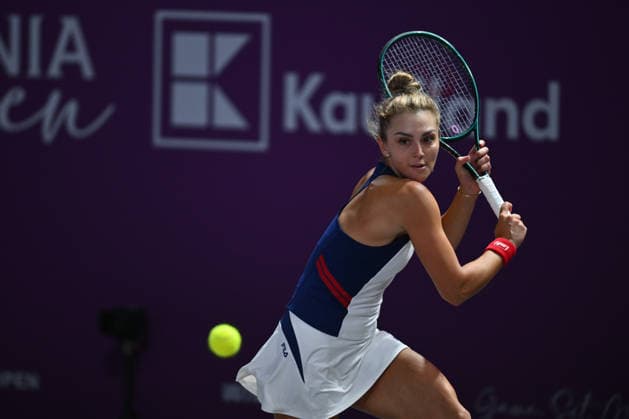 Transylvania Open 2026 - WTA, Tennis Damen 250 Tournament - Day 4 - Jaqueline Cristian v Lucrezia Stefanini Jaqueline Cristian of Romania competes in the first round of the Transylvania Open 2026 doubles game, a WTA250 Tournament, against Lucrezia Stefanini of Italy at BT Arena in Cluj-Napoca, Romania, on February 3, 2026. Cluj Napoca Romania  Copyright: xAlexxNicodimx originalFilename:nicodim-transylv260203_npDEj.jpg