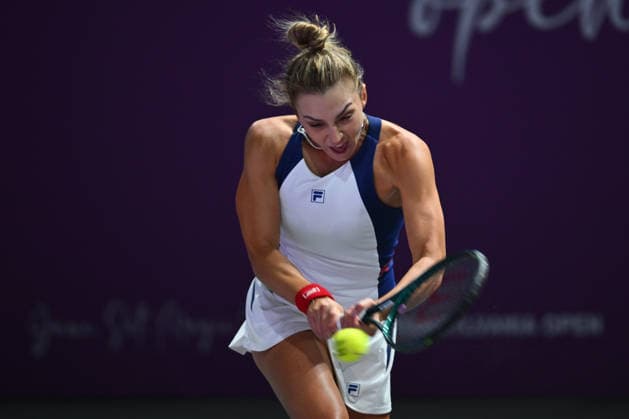 Transylvania Open 2026 - WTA, Tennis Damen 250 Tournament - Day 4 - Jaqueline Cristian v Lucrezia Stefanini Jaqueline Cristian of Romania competes in the first round of the Transylvania Open 2026 doubles game, a WTA250 Tournament, against Lucrezia Stefanini of Italy at BT Arena in Cluj-Napoca, Romania, on February 3, 2026. Cluj Napoca Romania  Copyright: xAlexxNicodimx originalFilename:nicodim-transylv260203_np8Bw.jpg