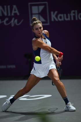 Transylvania Open 2026 - WTA, Tennis Damen 250 Tournament - Day 4 - Jaqueline Cristian v Lucrezia Stefanini Jaqueline Cristian of Romania competes in the first round of the Transylvania Open 2026 doubles game, a WTA250 Tournament, against Lucrezia Stefanini of Italy at BT Arena in Cluj-Napoca, Romania, on February 3, 2026. Cluj Napoca Romania  Copyright: xAlexxNicodimx originalFilename:nicodim-transylv260203_nppzO.jpg