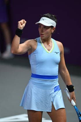 Transylvania Open 2026 - WTA, Tennis Damen 250 Tournament - Day 4 - Jaqueline Cristian v Lucrezia Stefanini Lucrezia Stefanini of Italy competes in the first round of the Transylvania Open 2026 double game, a WTA250 Tournament, against Jaqueline Cristian of Romania at BT Arena in Cluj-Napoca, Romania, on February 3, 2026. Cluj Napoca Romania  Copyright: xAlexxNicodimx originalFilename:nicodim-transylv260203_npLVG.jpg