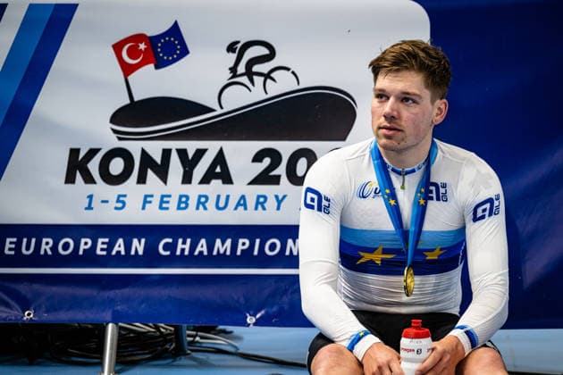 VOGEL Alex UEC Track Cycling European Championships Konya 2026 VOGEL Alex SUI Switzerland Winner First Place Landscape horizontal Landscape Event Event UEC Track Cycling European Championships 2026 Category Category Cycling Track Cycling European Championships Location Location Asia Türkiye Konya Discipline Scratch Category Elite Men Distance 10 km Date Date 03 02 2026 Tuesday Day 3