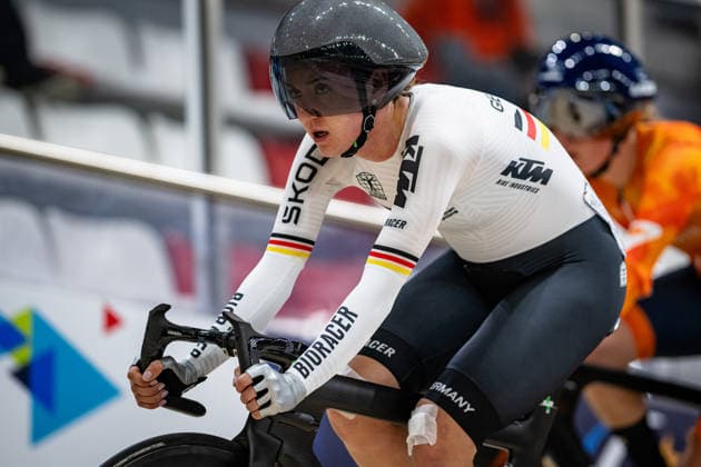 TEUTENBERG Lea Lin UEC Track Cycling European Championships Konya 2026 TEUTENBERG Lea Lin GER Germany Landscape horizontal Landscape Event Event UEC Track Cycling European Championships 2026 Category Category Cycling Track Cycling European Championships Location Location Asia Türkiye Konya Discipline Omnium Points Race Category Elite Women Distance 20 km Date Date 03 02 2026 Tuesday Day 3