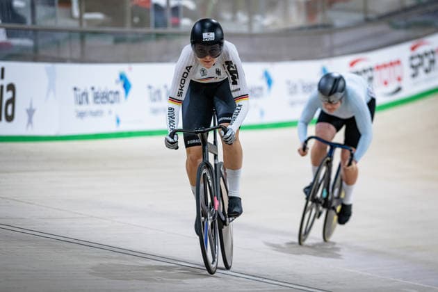 LYSENKO Alina, FRIEDRICH Lea Sophie UEC Track Cycling European Championships Konya 2026 LYSENKO Alina RUS Russia FRIEDRICH Lea Sophie GER Germany Landscape horizontal Landscape Event Event UEC Track Cycling European Championships 2026 Category Category Cycling Track Cycling European Championships Location Location Asia Türkiye Konya Discipline Sprint Category Elite Women Distance m Date Date 03 02 2026 Tuesday Day 3