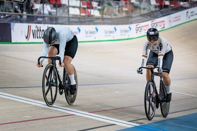 LYSENKO Alina, FRIEDRICH Lea Sophie UEC Track Cycling European Championships Konya 2026 LYSENKO Alina RUS Russia FRIEDRICH Lea Sophie GER Germany Landscape horizontal Landscape Event Event UEC Track Cycling European Championships 2026 Category Category Cycling Track Cycling European Championships Location Location Asia Türkiye Konya Discipline Sprint Category Elite Women Distance m Date Date 03 02 2026 Tuesday Day 3