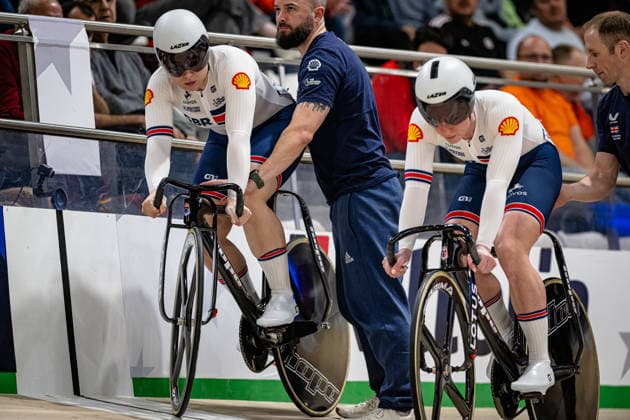 FINUCANE Emma, CAPEWELL Sophie UEC Track Cycling European Championships Konya 2026 FINUCANE Emma CAPEWELL Sophie GBR Great Britain Landscape horizontal Landscape Event Event UEC Track Cycling European Championships 2026 Category Category Cycling Track Cycling European Championships Location Location Asia Türkiye Konya Discipline Sprint Category Elite Women Distance m Date Date 03 02 2026 Tuesday Day 3