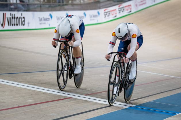 FINUCANE Emma, CAPEWELL Sophie UEC Track Cycling European Championships Konya 2026 FINUCANE Emma CAPEWELL Sophie GBR Great Britain Landscape horizontal Landscape Event Event UEC Track Cycling European Championships 2026 Category Category Cycling Track Cycling European Championships Location Location Asia Türkiye Konya Discipline Sprint Category Elite Women Distance m Date Date 03 02 2026 Tuesday Day 3
