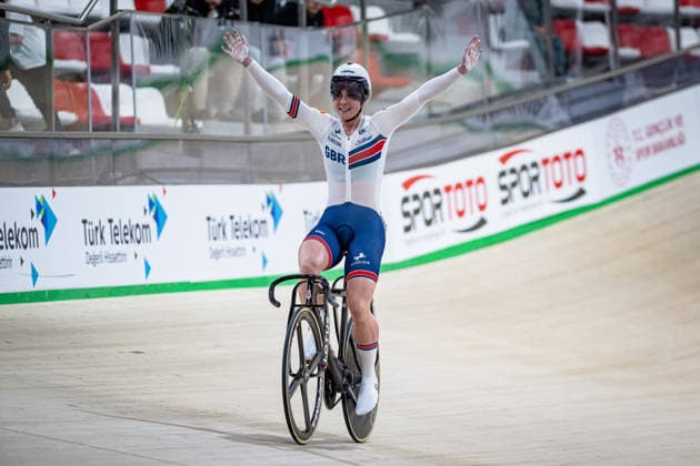 FINUCANE Emma UEC Track Cycling European Championships Konya 2026 FINUCANE Emma GBR Great Britain Landscape horizontal Landscape Event Event UEC Track Cycling European Championships 2026 Category Category Cycling Track Cycling European Championships Location Location Asia Türkiye Konya Discipline Sprint Category Elite Women Distance m Date Date 03 02 2026 Tuesday Day 3