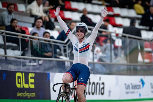 FINUCANE Emma UEC Track Cycling European Championships Konya 2026 FINUCANE Emma GBR Great Britain Landscape horizontal Landscape Event Event UEC Track Cycling European Championships 2026 Category Category Cycling Track Cycling European Championships Location Location Asia Türkiye Konya Discipline Sprint Category Elite Women Distance m Date Date 03 02 2026 Tuesday Day 3