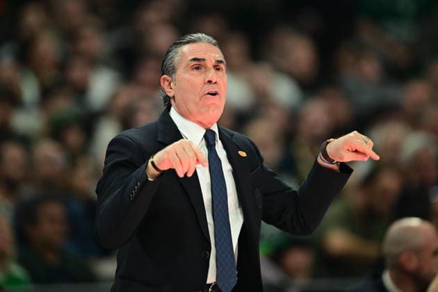 EuroLeague Basketball, Panathinaikos AKTOR Athens vs Real Madrid - Sergio Scariolo, Head Coach of Real Madrid in action during the Euroleague regular season basketball match between Panathinaikos AKTOR Athens and Real Madrid at Telekom Center Athens on February 3, 2026 in Athens, Greece. ATHENS Greece Copyright: xOnexInchxProductionsx 6836628