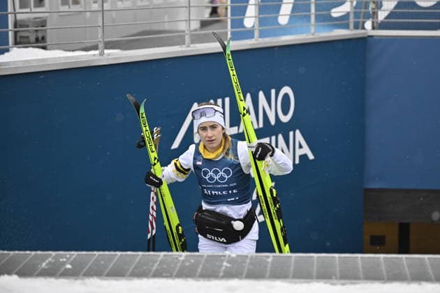VAL DI FIEMME, SWEDEN 20260204 Ebba Andersson trains for the start of the Olympics. *** The image is included in the SPORTS PACKAGE. For others PAYMENT IMAGE ** VAL DI FIEMME SWEDEN x10430x *** VAL DI FIEMME, SWEDEN 20260204 Ebba Andersson trains for the start of the Olympics The image is included in the SPORTS PACKAGE For others PAYMENT IMAGE VAL DI FIEMME SWEDEN x10430x  Copyright: xChristinexOlsson TTx Olympics 2026
