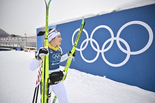 VAL DI FIEMME, SWEDEN 20260204 Ebba Andersson trains for the start of the Olympics. *** The image is included in the SPORTS PACKAGE. For others PAYMENT IMAGE ** VAL DI FIEMME SWEDEN x10430x *** VAL DI FIEMME, SWEDEN 20260204 Ebba Andersson trains for the start of the Olympics The image is included in the SPORTS PACKAGE For others PAYMENT IMAGE VAL DI FIEMME SWEDEN x10430x  Copyright: xChristinexOlsson TTx Olympics 2026