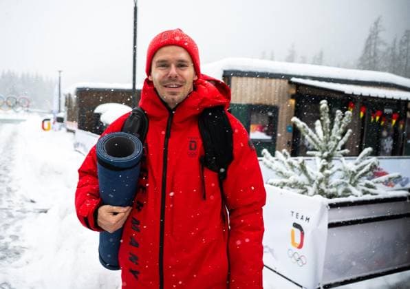 MILANO CORTINA 2026 - OLYMPISCHE WINTERSPIELE - CORTINA D™AMPEZZO - OLYMPIC VILLAGE MEDIA DAYS ** NUR FÜR REDAKTIONELLE ZWECKE ** EDITORIAL USE ONLY **<p>03 02 2026-Cortina d™Ampezzo: Olympische Winterspiele Milano Cortina 2026 Olympic Village Media Days im Foto: Christopher Grotheer (GER), Skeleton, ( Italien Venetien Cortina d™Ampezzo Copyright: SaschaxFromm *** MILANO CORTINA 2026 OLYMPIC WINTER GAMES CORTINA D™AMPEZZO OLYMPIC VILLAGE MEDIA DAYS FOR EDITORIAL PURPOSES ONLY p 03 02 2026 Cortina d™Ampezzo Olympic Winter Games Milano Cortina 2026 Olympic Village Media Days in photo Christopher Grotheer GER , Skeleton, Italy Veneto Cortina d™Ampezzo Copyright SaschaxFromm Copyright: SaschaxFromm doc84ff9kn5ulkannrtu6m ,EDITORIAL USE ONLY