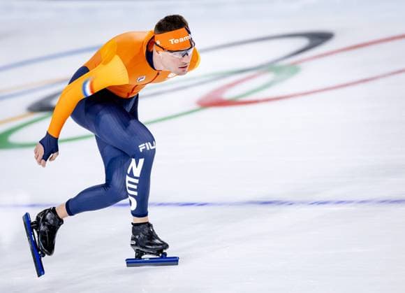 MILAN - Joep Wennemars during a training session at the Milano Speed skating, Eisschnelllauf Stadium. The speed skaters are preparing for their participation in the Winter Olympics. SEM VAN DER WAL ANP xVIxANPxSportx xxANPxIVx 549616291 originalFilename: 549616291.jpg
