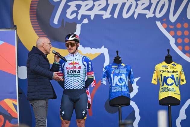 Tour of Valencia 2026 Stage 1 TORREBLANCA, SPAIN - FEBRUARY 04 : Evenepoel Remco (BEL) of Red Bull BORA Hansgrohe during stage 1 of the 77th edition of Volta a la Comunitat Valenciana an UCI ProSeries 2.Pro cycling road race stage for Men Elite of 162.2 km with start in Segorre and finish in Torreblanca on February 4, 2026 in Torreblanca, Spain, 04 02 2026 Torreblanca Spain  Copyright: xVincentxKalutx