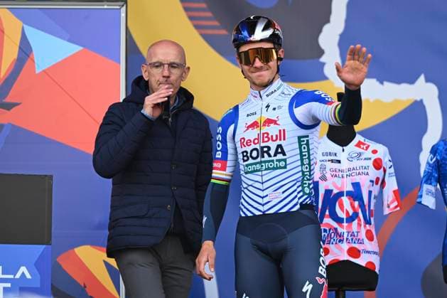 Tour of Valencia 2026 Stage 1 TORREBLANCA, SPAIN - FEBRUARY 04 : Evenepoel Remco (BEL) of Red Bull BORA Hansgrohe during stage 1 of the 77th edition of Volta a la Comunitat Valenciana an UCI ProSeries 2.Pro cycling road race stage for Men Elite of 162.2 km with start in Segorre and finish in Torreblanca on February 4, 2026 in Torreblanca, Spain, 04 02 2026 Torreblanca Spain  Copyright: xVincentxKalutx