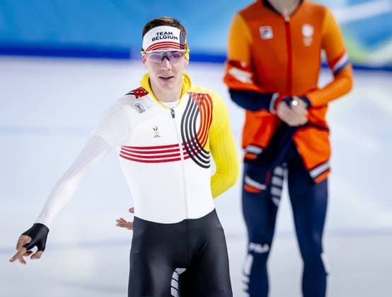 MILAN - Bart Swings (Belgium) during a training session at the Milan Speed skating, Eisschnelllauf Stadium. The speed skaters are preparing for their participation in the Winter Olympics. SEM VAN DER WAL ANP xVIxANPxSportx xxANPxIVx 549618313 originalFilename: 549618313.jpg