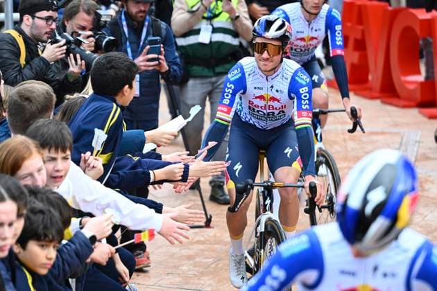 Tour of Valencia 2026 Stage 1 TORREBLANCA, SPAIN - FEBRUARY 04 : Evenepoel Remco (BEL) of Red Bull BORA Hansgrohe during stage 1 of the 77th edition of Volta a la Comunitat Valenciana an UCI ProSeries 2.Pro cycling road race stage for Men Elite of 162.2 km with start in Segorre and finish in Torreblanca on February 4, 2026 in Torreblanca, Spain, 04 02 2026 Torreblanca Spain  Copyright: xVincentxKalutx