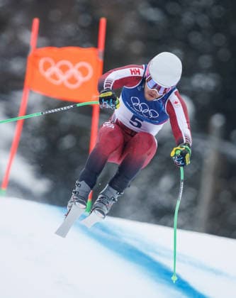 OLYMPICS - Winter Olympic Games, Olympische Spiele, Olympia, OS Milano Cortina 2026 BORMIO,ITALY,04.FEB.26 - OLYMPICS, ALPINE SKIING - Winter Olympic Games Milano Cortina 2026, preview, downhill training, men. Image shows Cameron Alexander (CAN).  GEPAxpictures xHaraldxSteiner