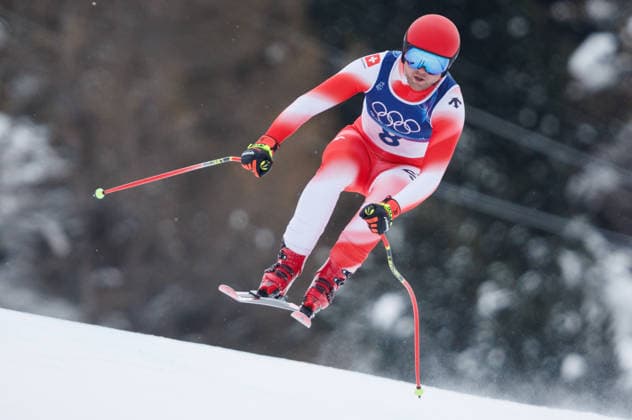 OLYMPICS - Winter Olympic Games, Olympische Spiele, Olympia, OS Milano Cortina 2026 BORMIO,ITALY,04.FEB.26 - OLYMPICS, ALPINE SKIING - Winter Olympic Games Milano Cortina 2026, preview, downhill training, men. Image shows Niels Hintermann (SUI).  GEPAxpictures xHaraldxSteiner