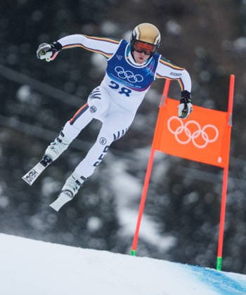 OLYMPICS - Winter Olympic Games, Olympische Spiele, Olympia, OS Milano Cortina 2026 BORMIO,ITALY,04.FEB.26 - OLYMPICS, ALPINE SKIING - Winter Olympic Games Milano Cortina 2026, preview, downhill training, men. Image shows Simon Jocher (GER).  GEPAxpictures xHaraldxSteiner