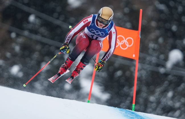OLYMPICS - Winter Olympic Games, Olympische Spiele, Olympia, OS Milano Cortina 2026 BORMIO,ITALY,04.FEB.26 - OLYMPICS, ALPINE SKIING - Winter Olympic Games Milano Cortina 2026, preview, downhill training, men. Image shows Jeffrey Read (CAN).  GEPAxpictures xHaraldxSteiner