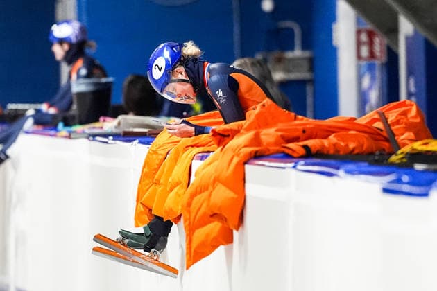 2026-02-04 - Milano Cortina 2026 Winter Olympics MILAN, ITALY - FEBRUARY 4: Xandra Velzeboer of Netherlands during a training before the Milano Cortina 2026 Winter Olympics at the Milano Ice Skating Arena on February 4, 2026 in Milan, Italy Milan Milano Ice Skating Arena Italy Content not available for redistribution in The Netherlands directly or indirectly through any third parties. Copyright: xAndrexWeeningx
